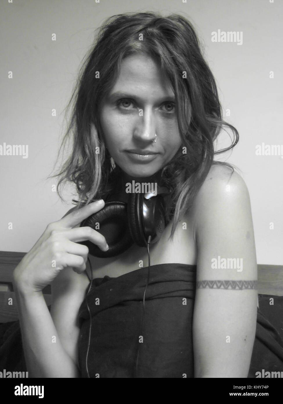 KK noir blanc Banque D'Images