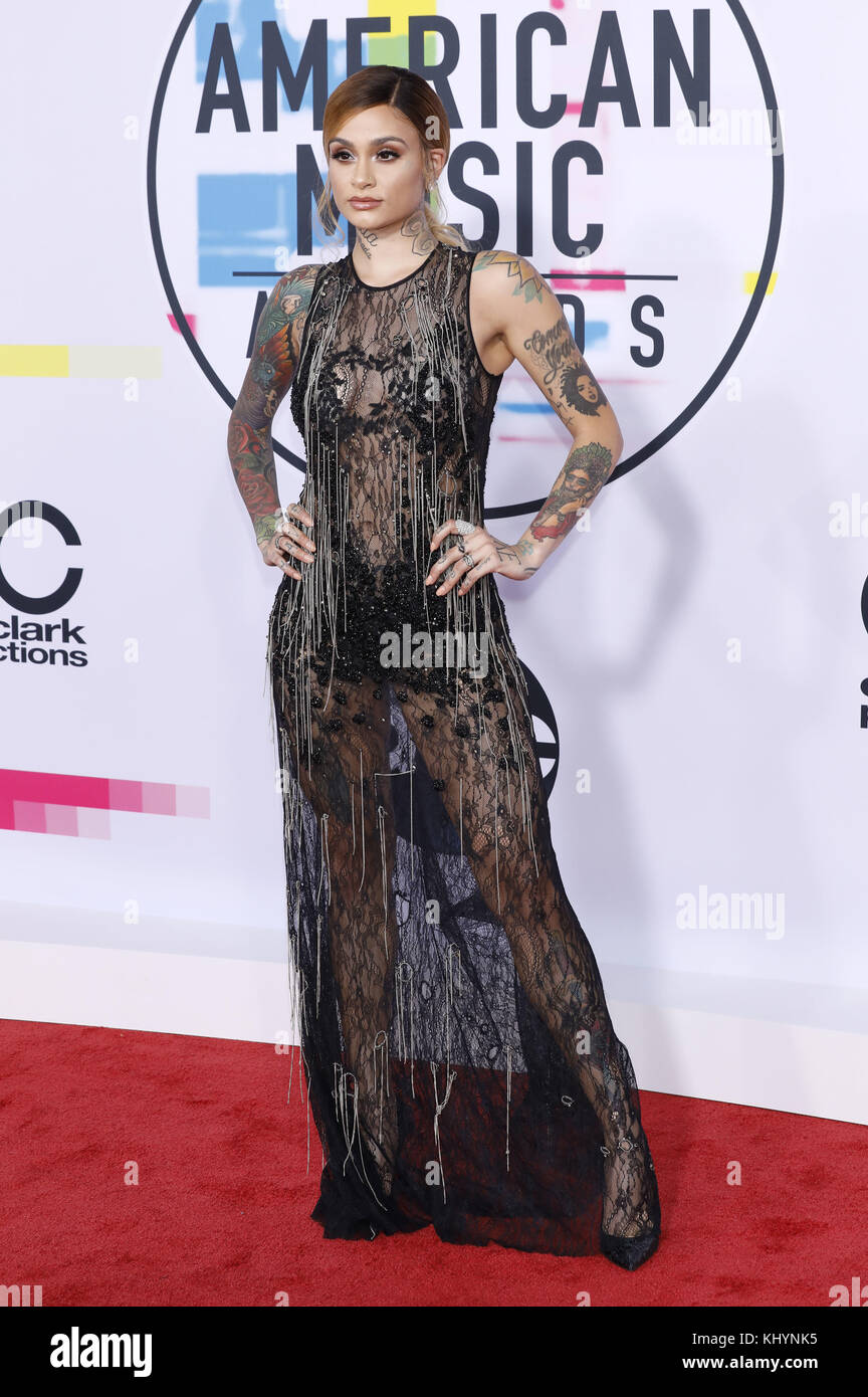 Kehlani participe aux American Music Awards 2017 au Microsoft Theatre le 19 novembre 2017 à Los Angeles, en Californie. | Verwendung weltweit Banque D'Images