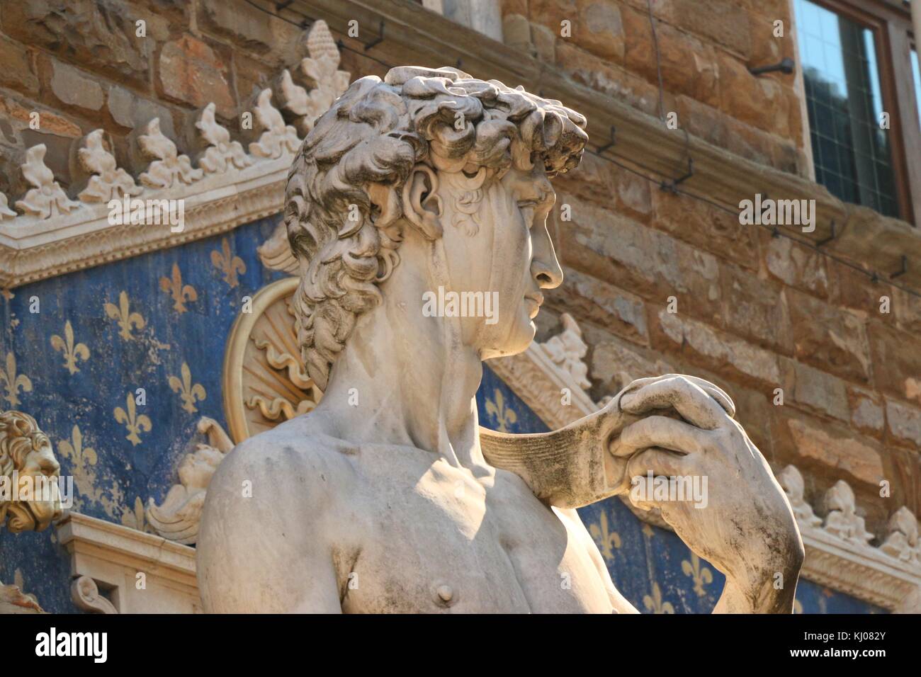 Wie Hoch Ist Die David Statue In Florenz Statue murale de florence Banque de photographies et d’images à haute