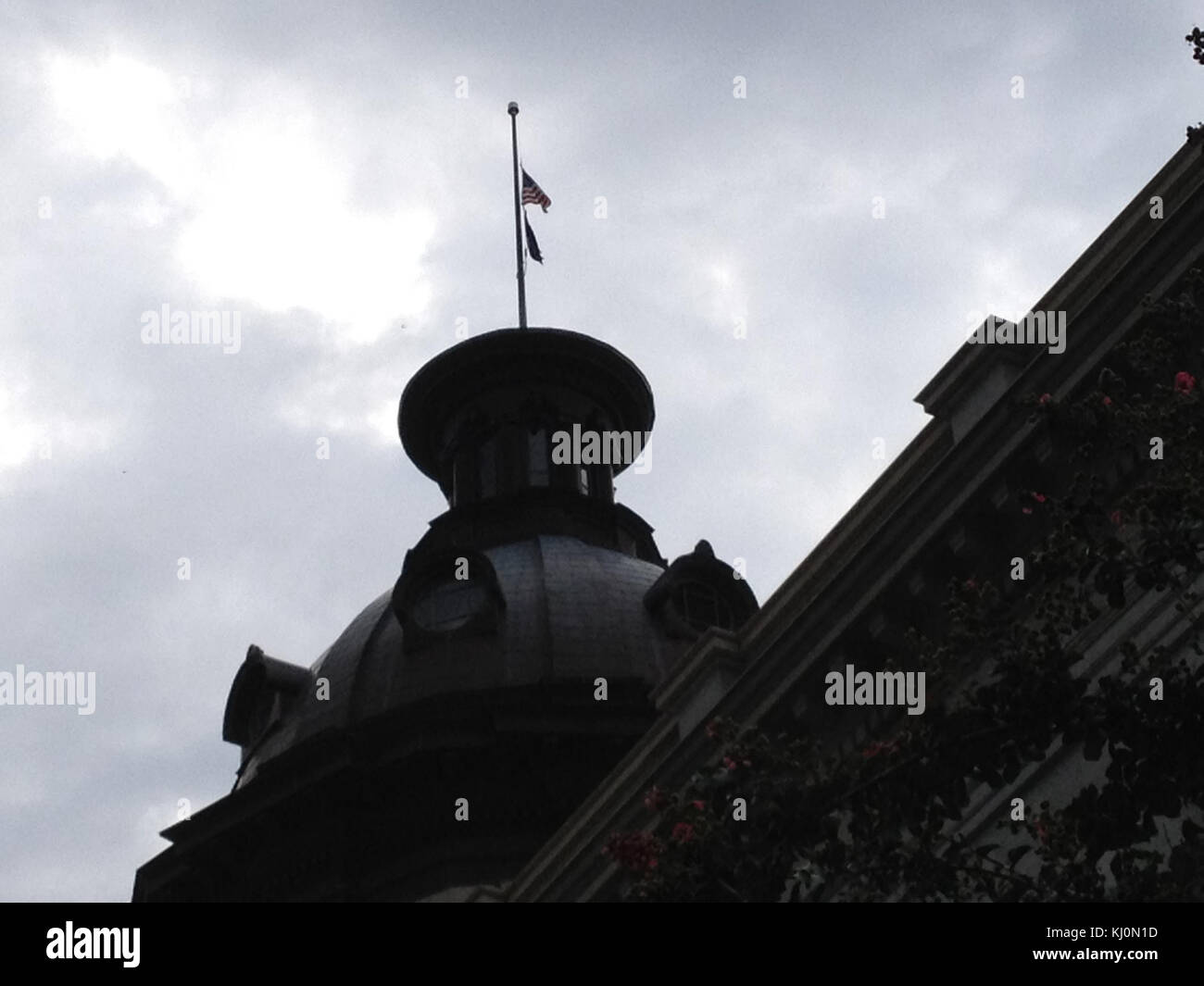 Nikki Haley Statehouse drapeau en berne le 11 septembre 2012 (9517894688) Banque D'Images