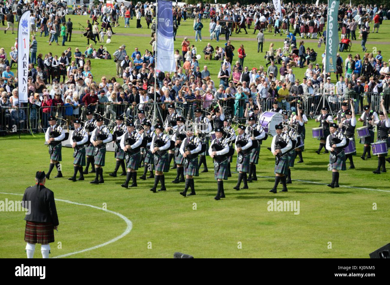 Torphichen & Bathgate Pipe Band Worlds 2012 Banque D'Images