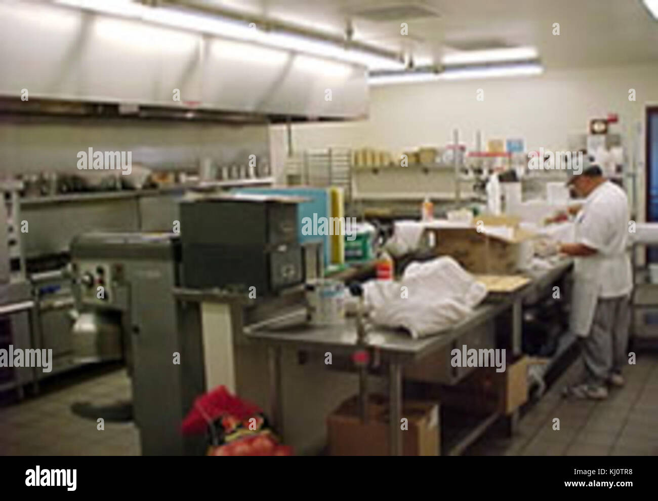 Cuisine de cantine Banque D'Images