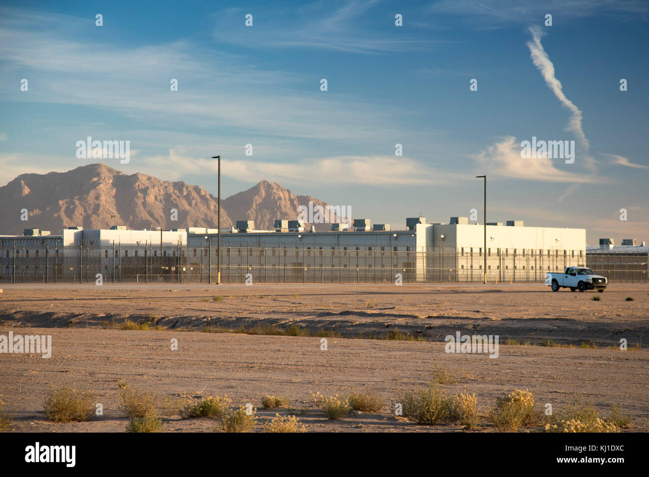 Eloy, Arizona - l'eloy centre de détention de l'immigration, une prison privée exploitée par corecivic, anciennement les corrections Corporation of America, pour u. Banque D'Images