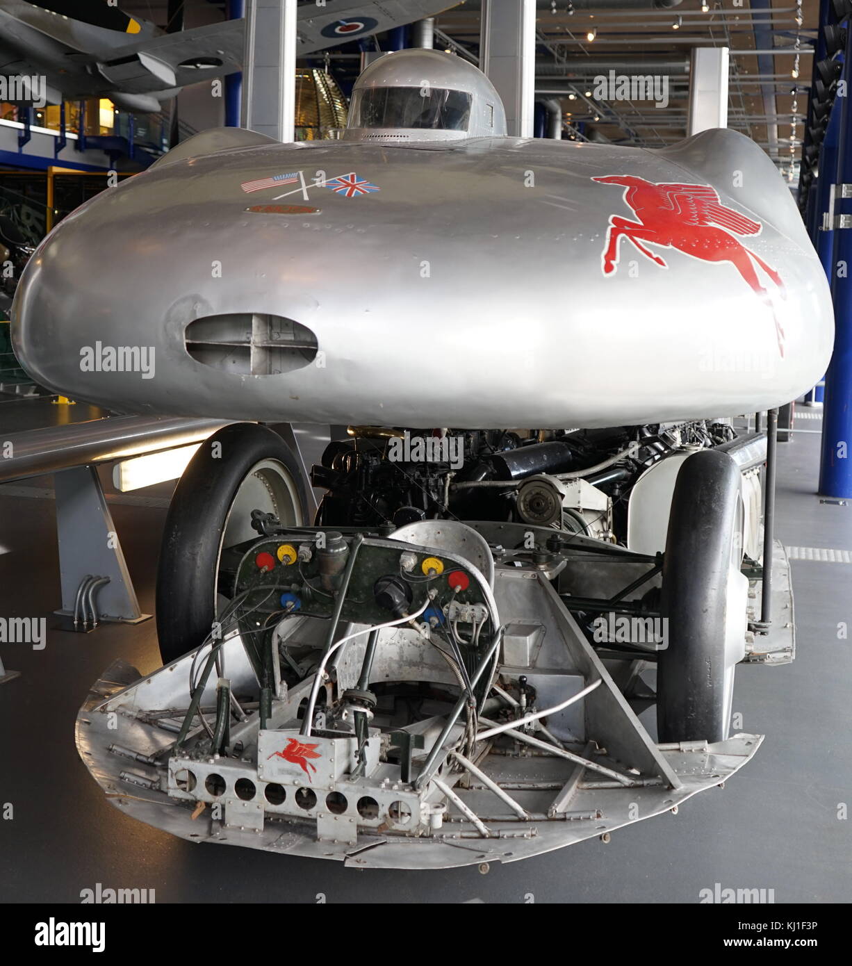 La Railton spécial, reconstruite plus tard comme la Railton Mobil spécial, véhicule à moteur conçu par Reid Railton et construite pour John Cobb's tentatives fructueuses à l'land speed record en 1938. La spéciale a pris la Railton land speed record à 353,30 mph (568,58 km/h) Banque D'Images