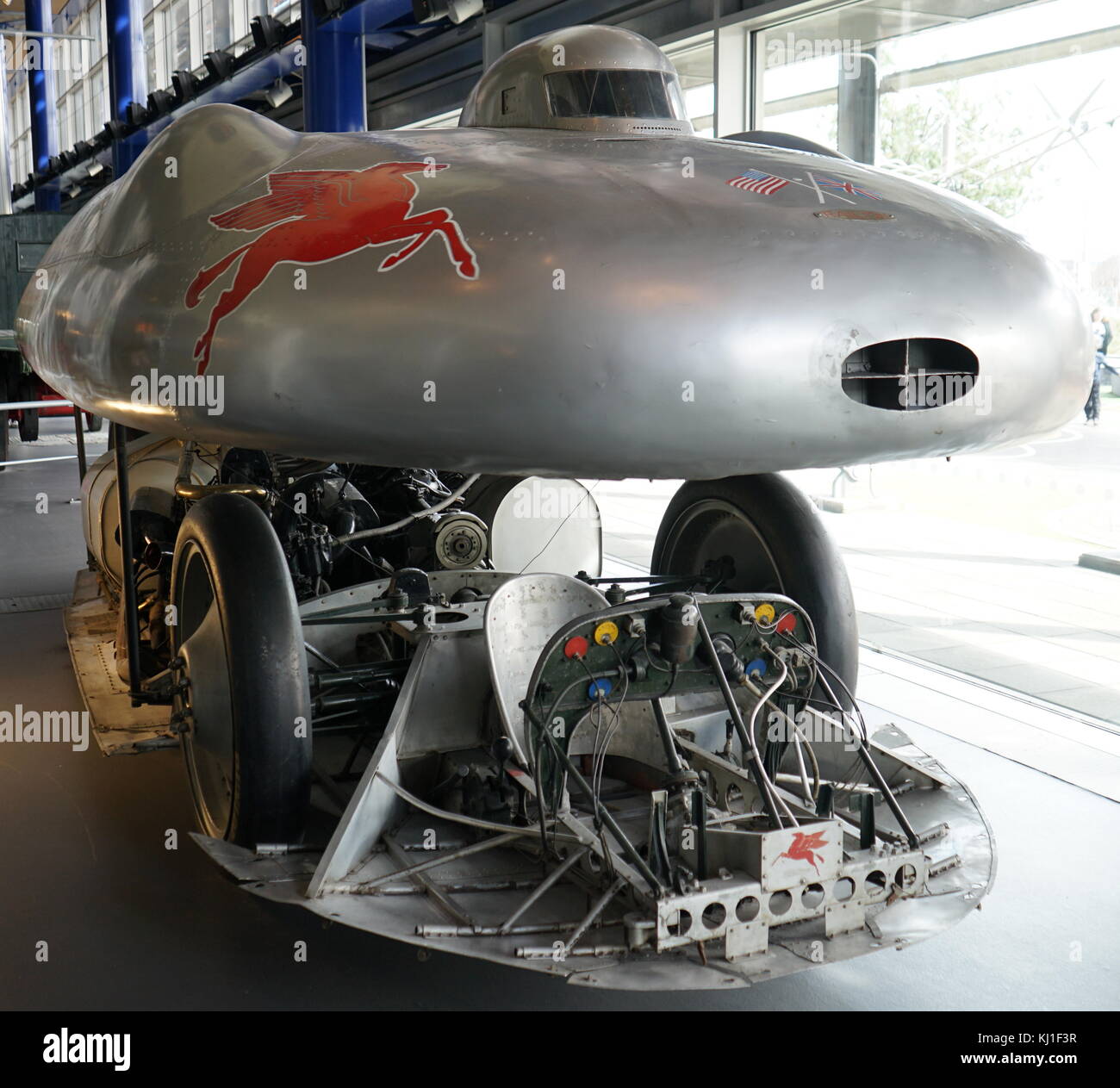 La Railton spécial, reconstruite plus tard comme la Railton Mobil spécial, véhicule à moteur conçu par Reid Railton et construite pour John Cobb's tentatives fructueuses à l'land speed record en 1938. La spéciale a pris la Railton land speed record à 353,30 mph (568,58 km/h) Banque D'Images