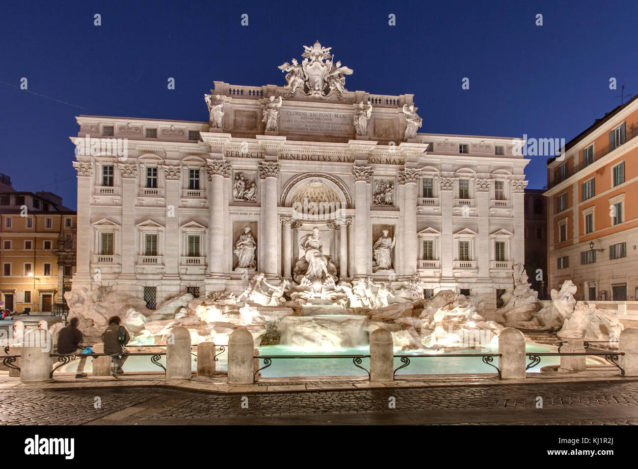 Fontaine Tevi Rome - Fontana di Trevi, Rome Banque D'Images