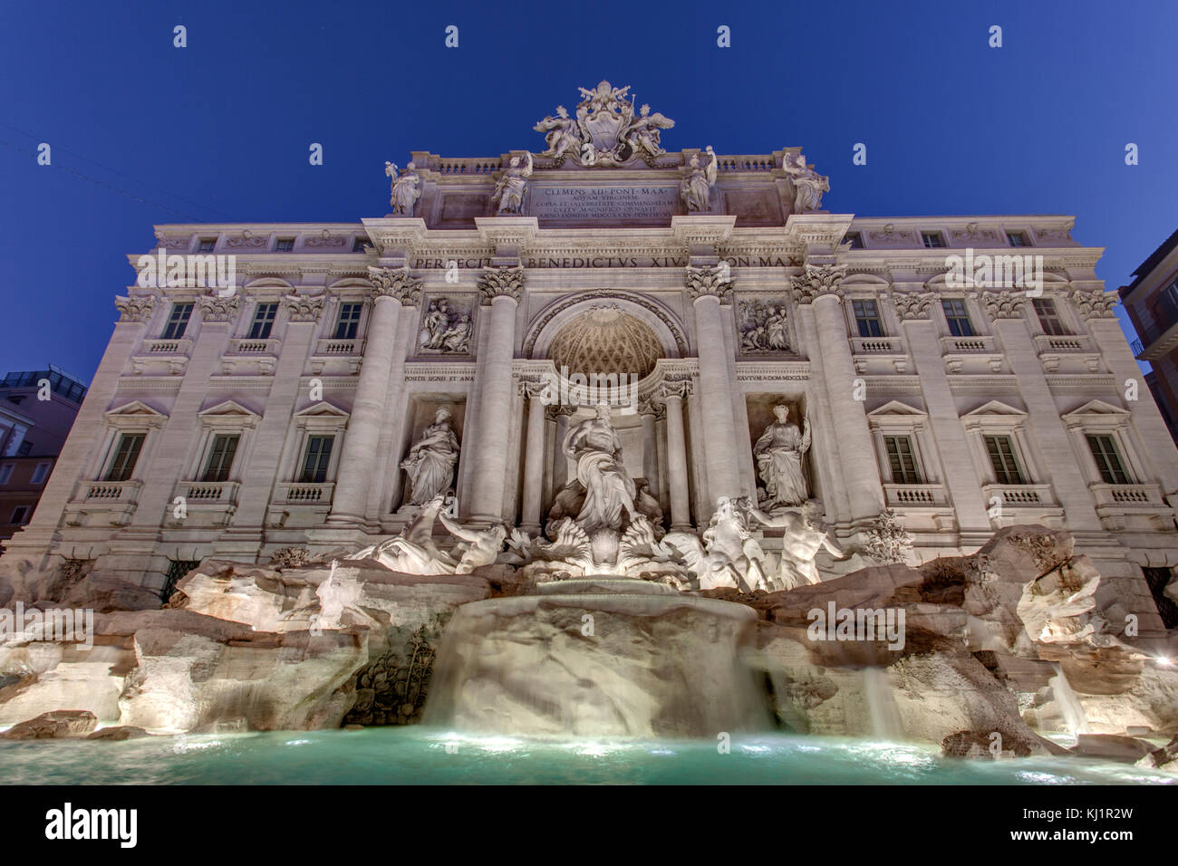 Fontaine Tevi Rome - Fontana di Trevi, Rome Banque D'Images