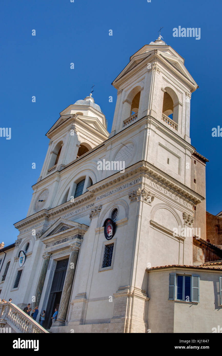 Trinità dei Monti, Roma -- Rome, Italie Banque D'Images