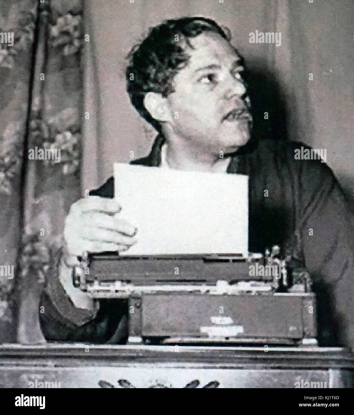 Louis Fischer (1896 - 1970) Jewish-American journaliste. Parmi ses œuvres sont une contribution à l'ex-communiste qui n'a traité le dieu (1949), une vie de Mahatma Gandhi (1950), fondement de l'Academy Award-winning film Gandhi (1982), ainsi qu'une vie de Lénine. Banque D'Images