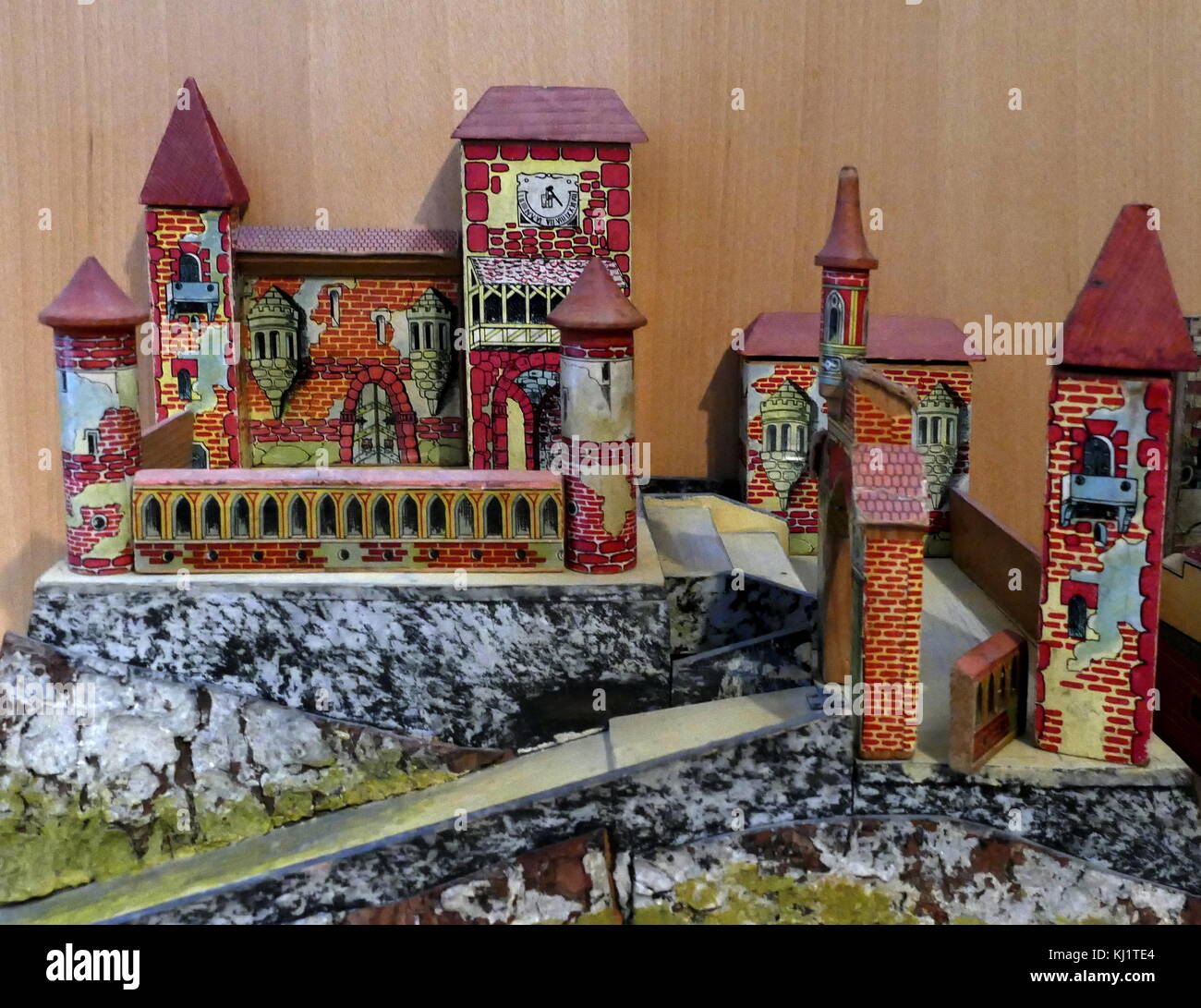 En allemand, modèle Fort pour les enfants 1925 Banque D'Images