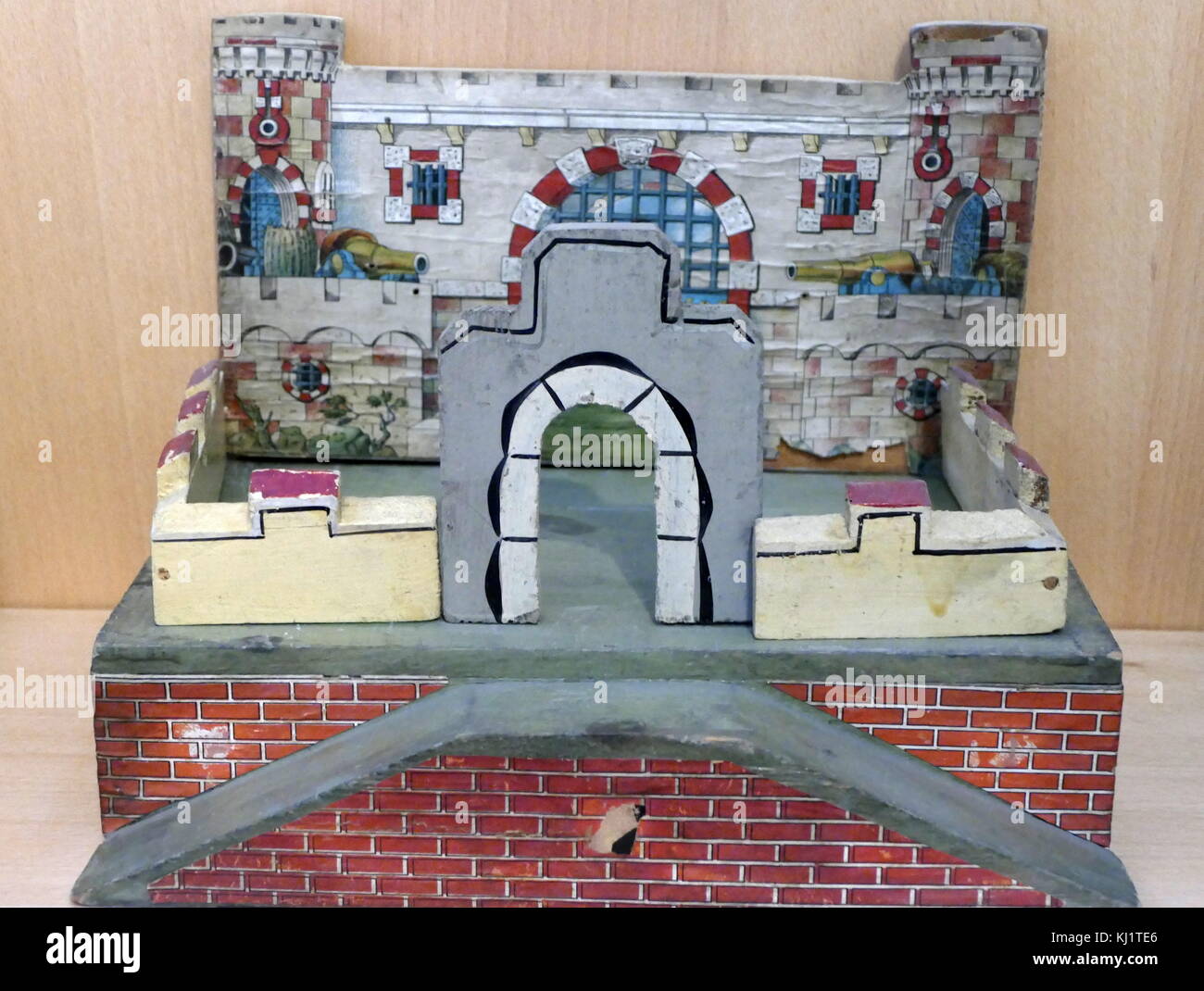 En allemand, modèle Fort pour les enfants 1925 Banque D'Images