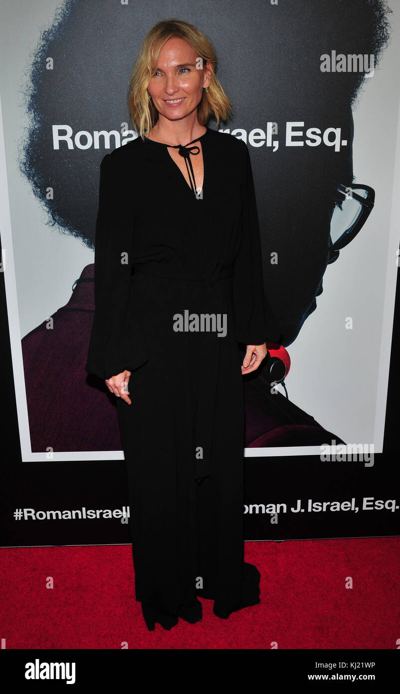 New York, NY, États-Unis. 20 novembre 2017. Jennifer Fox assiste à la première de New York de l'Esquire'Roman J Israel à l'auditorium Henry R. Luce à Brookfield Place le 20 novembre 2017 à New York City . Crédit : John Palmer/Media Punch/Alay Live News Banque D'Images
