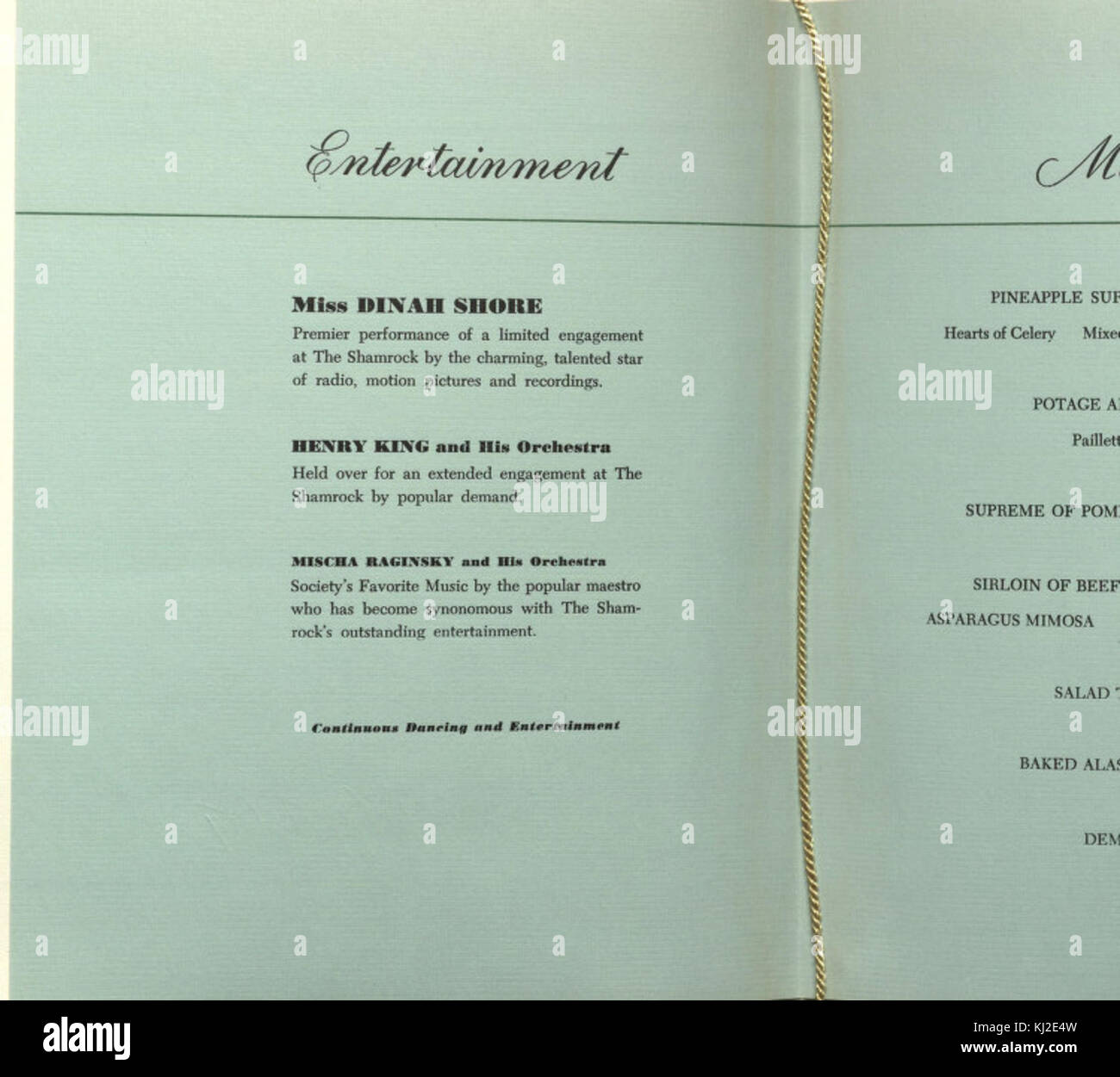 Premier Anniversaire Saint Patrick's Day celebration - Divertissement et menu Banque D'Images