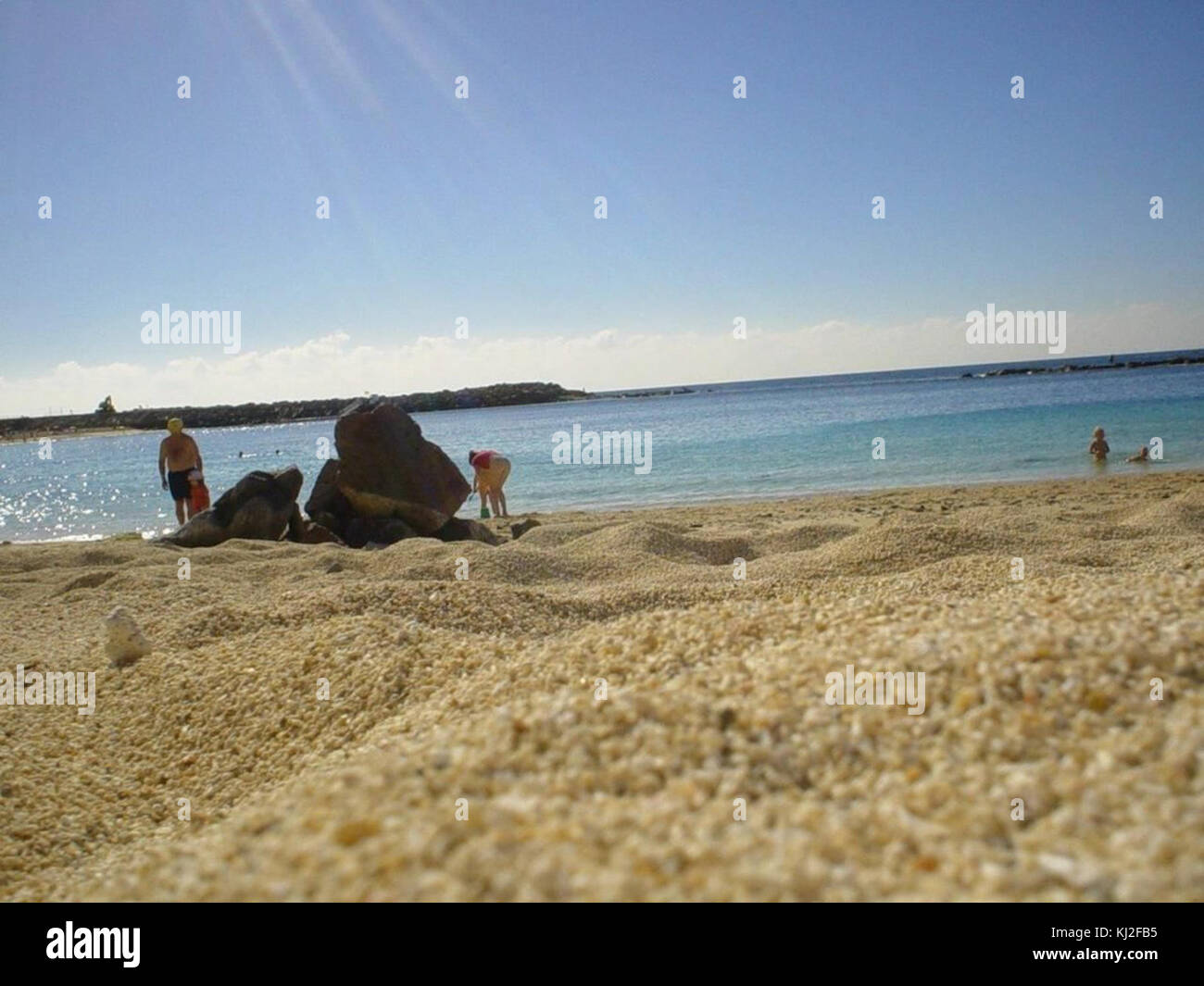 Plage de sable (1) Banque D'Images