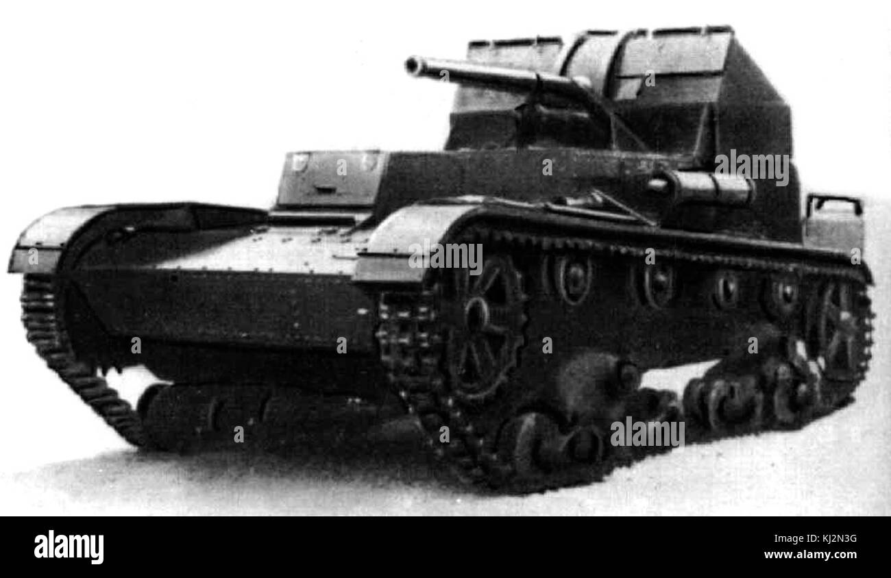 Canon automoteur SU-5-1 Banque D'Images