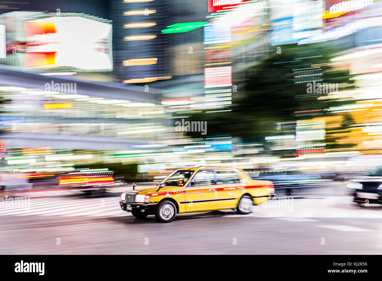 Tokyo train à grande vitesse Banque D'Images