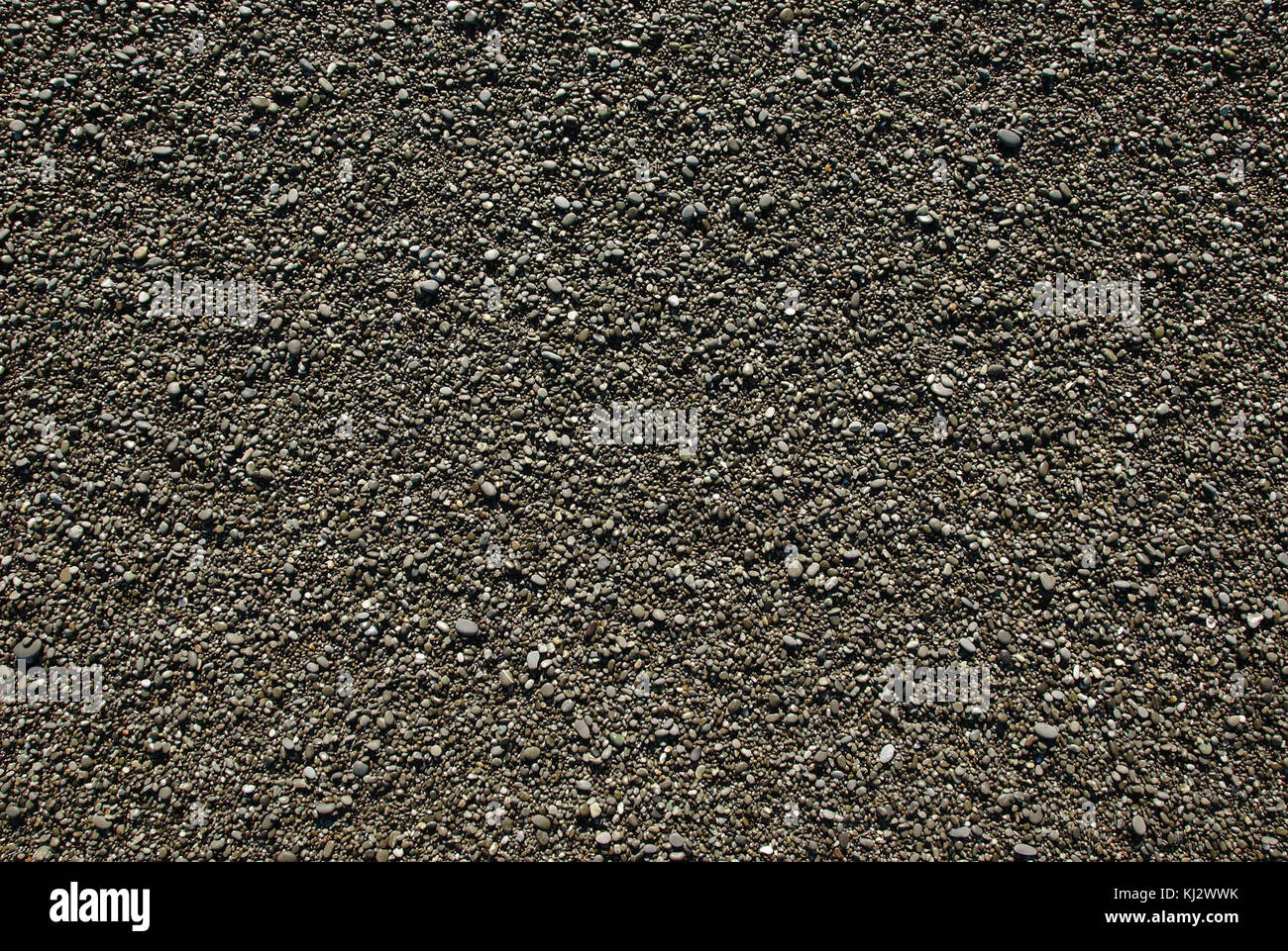 Plage de galets texture finement Banque D'Images