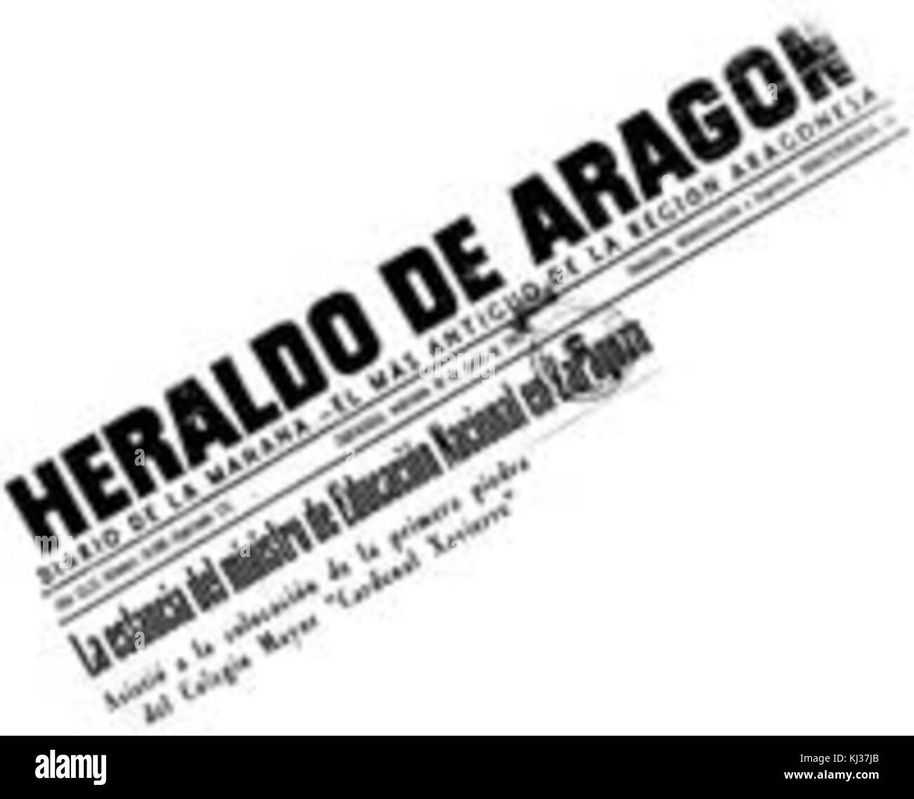 Heraldo titulaire Banque D'Images