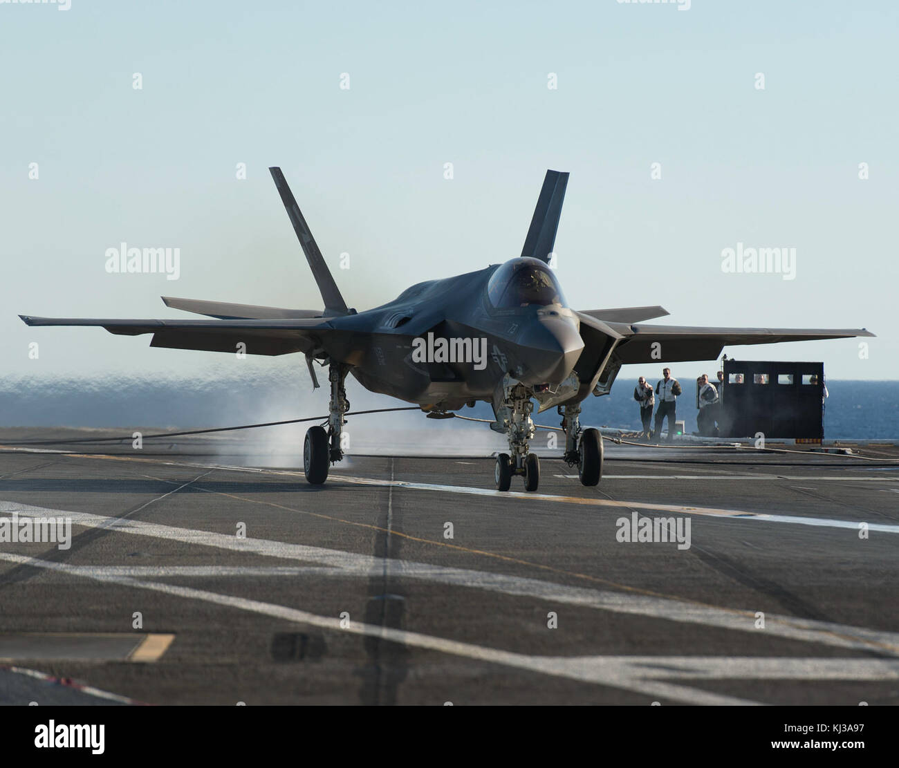 C F-35 Lightning II at-essais en mer 141104-N-ZZ999-017 Banque D'Images