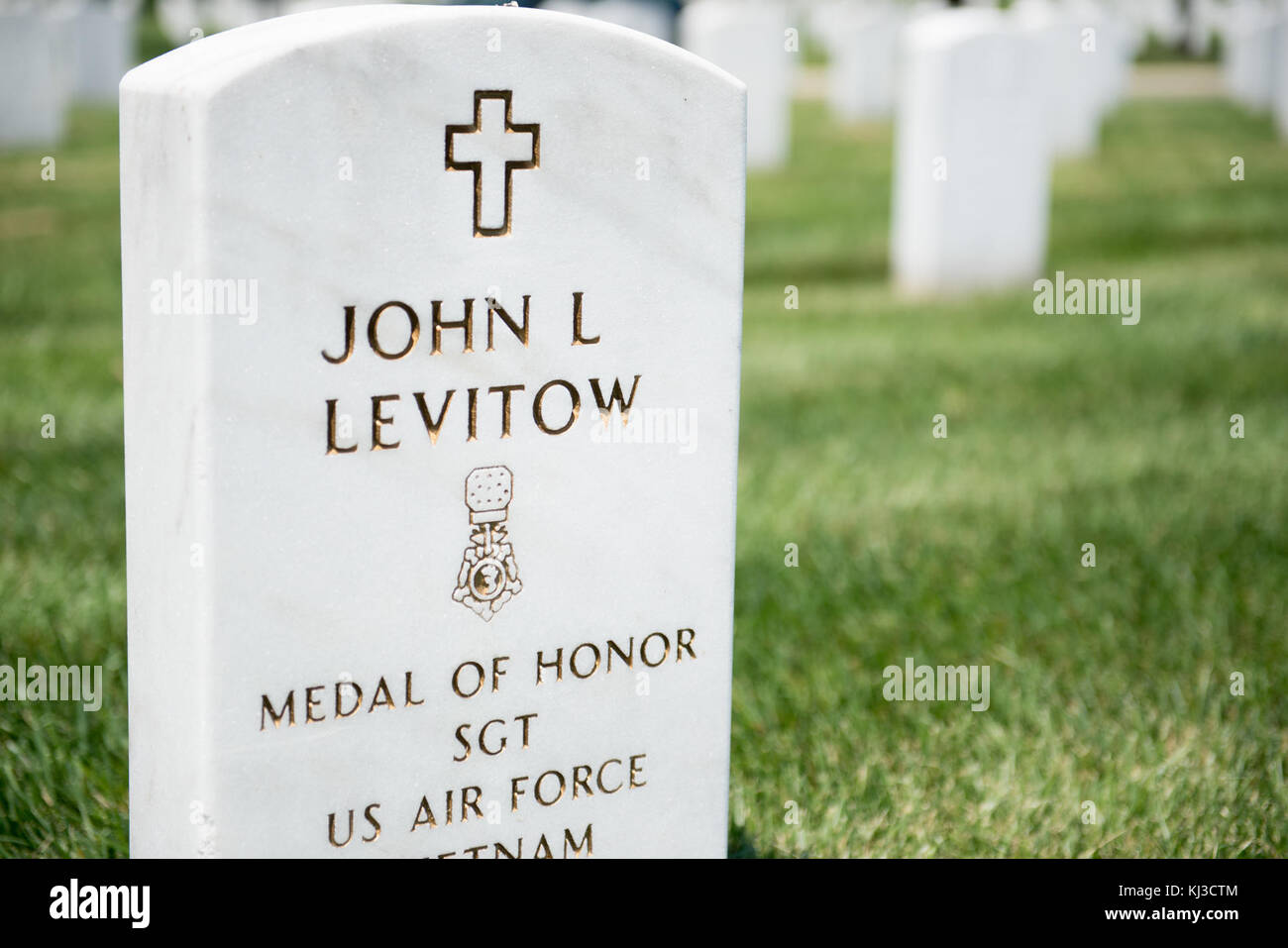 Le sergent de l'US Air Force. John L Levitow, (19569045040) Banque D'Images