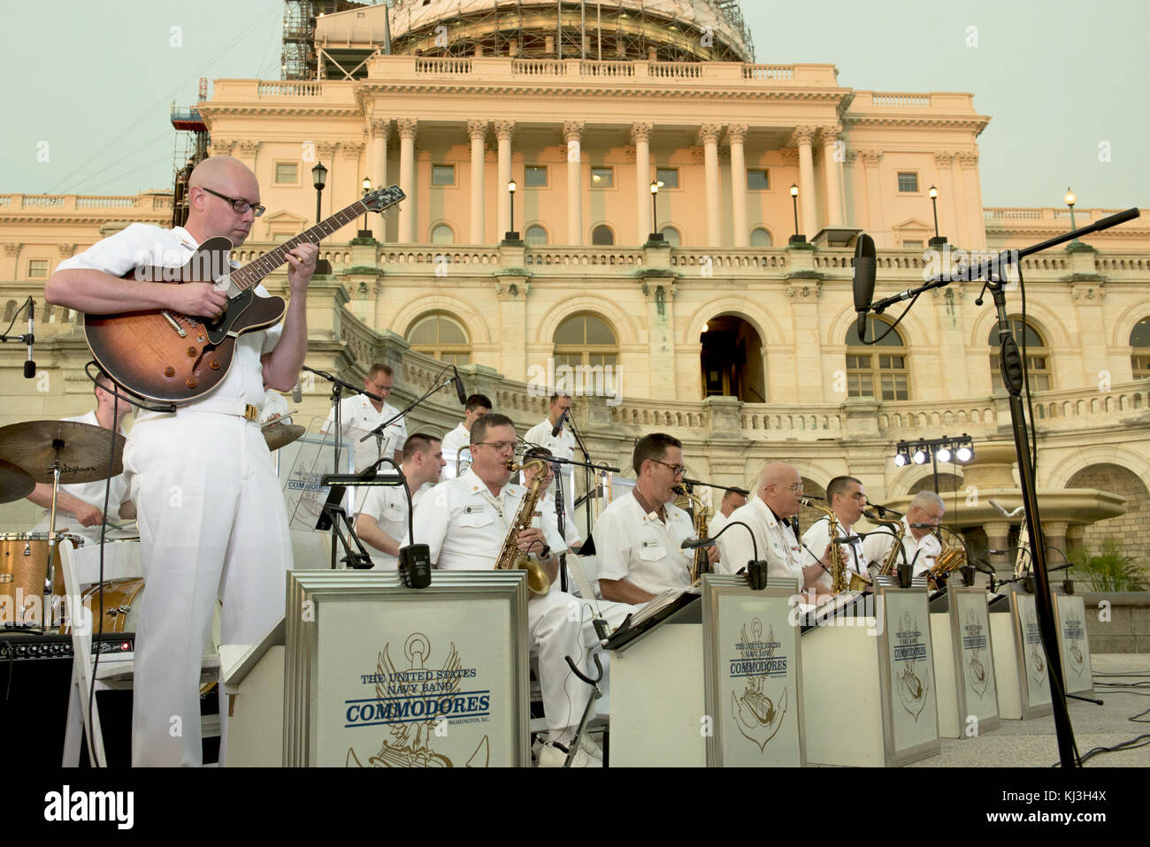 Les concerts d'été au Capitole avec les commodores (26913942484) Banque D'Images