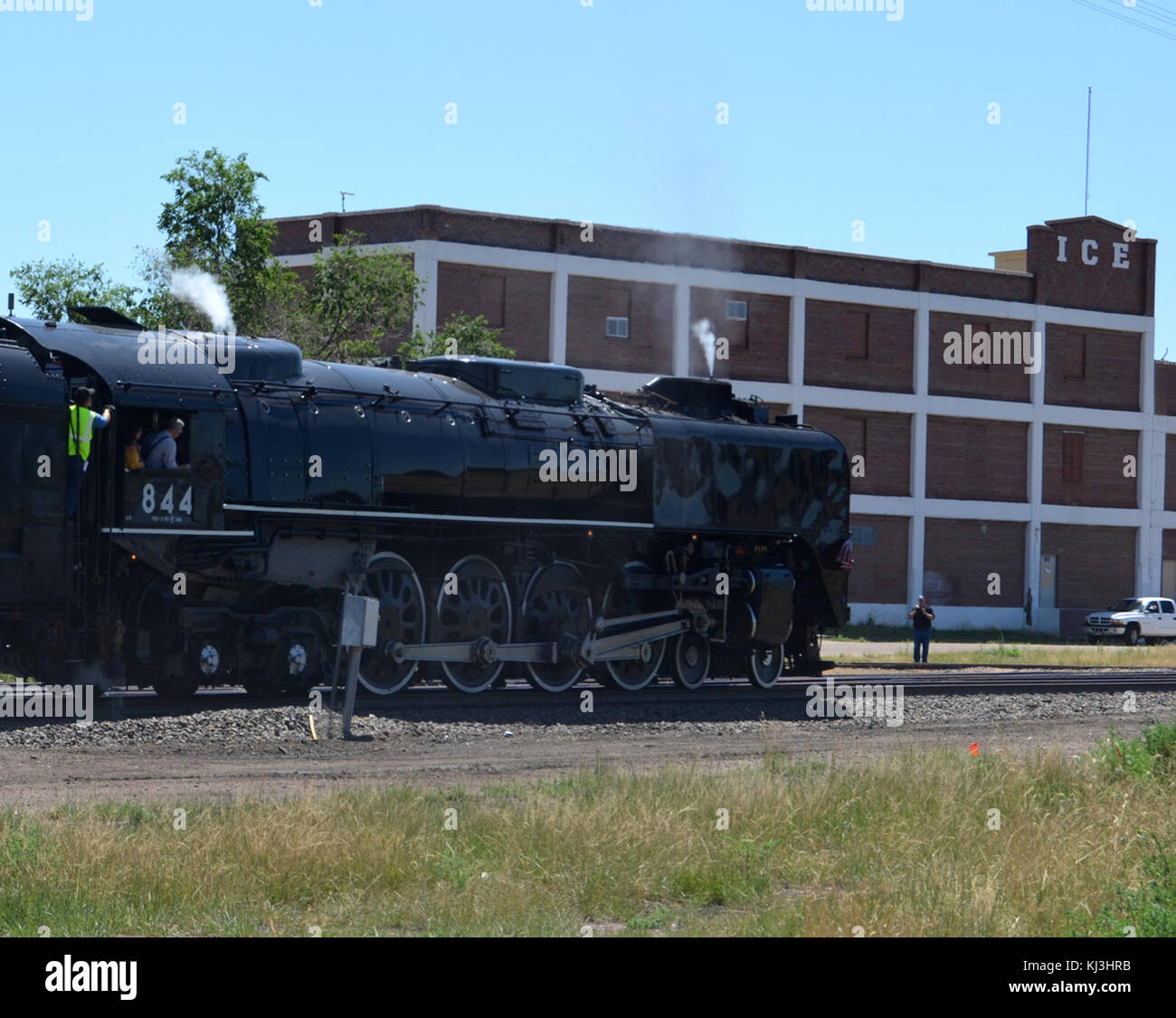 L'Union Pacific 844 Locomotive à vapeur (28018288473) Banque D'Images