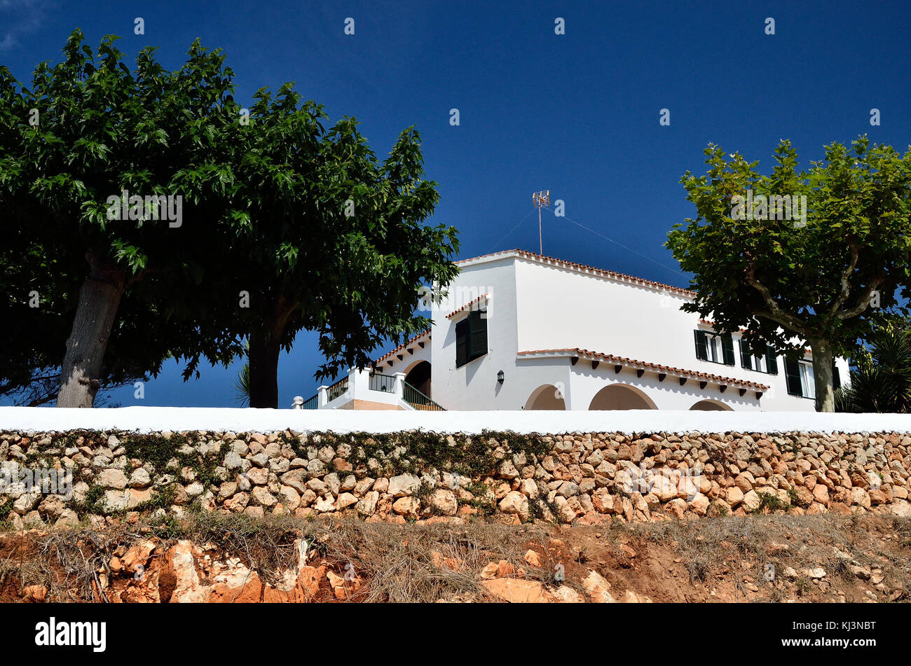 Les photographies prises sur l'île de Menora Banque D'Images