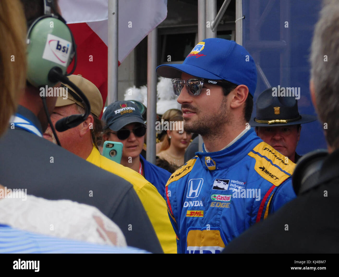Alexander Rossi 2017 Indianapolis 500 Banque D'Images