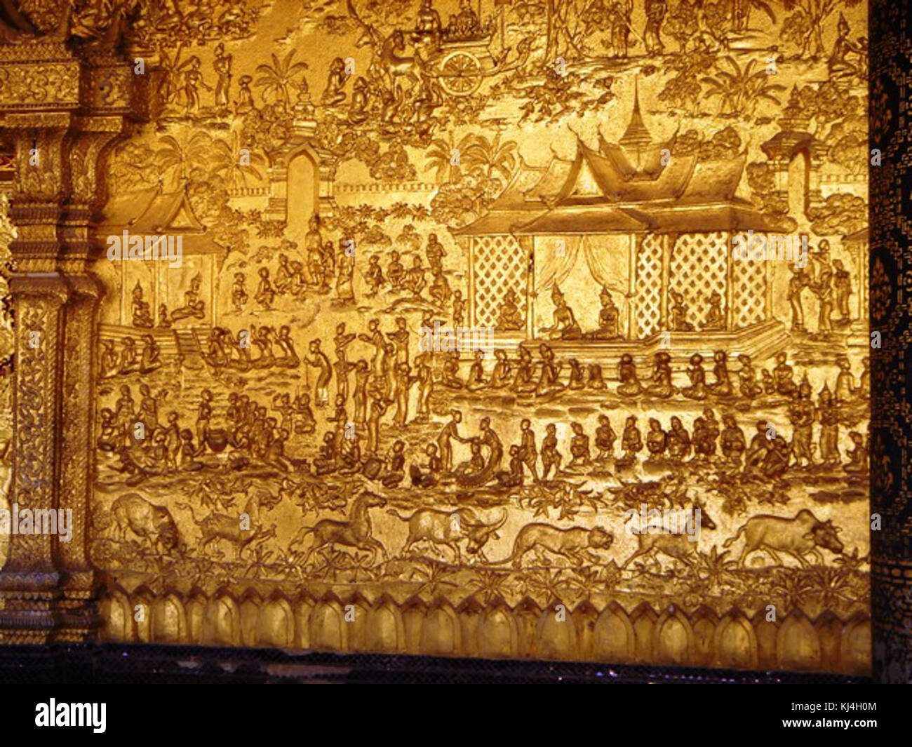 WatMaiLuangPhabang002 Banque D'Images