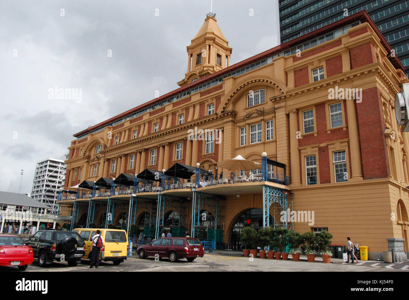 Le terminal de ferry d'Auckland wts Banque D'Images
