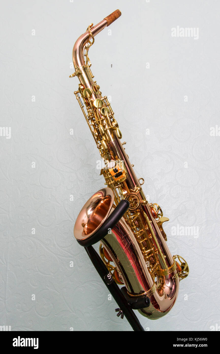 Saxophone alto Banque D'Images