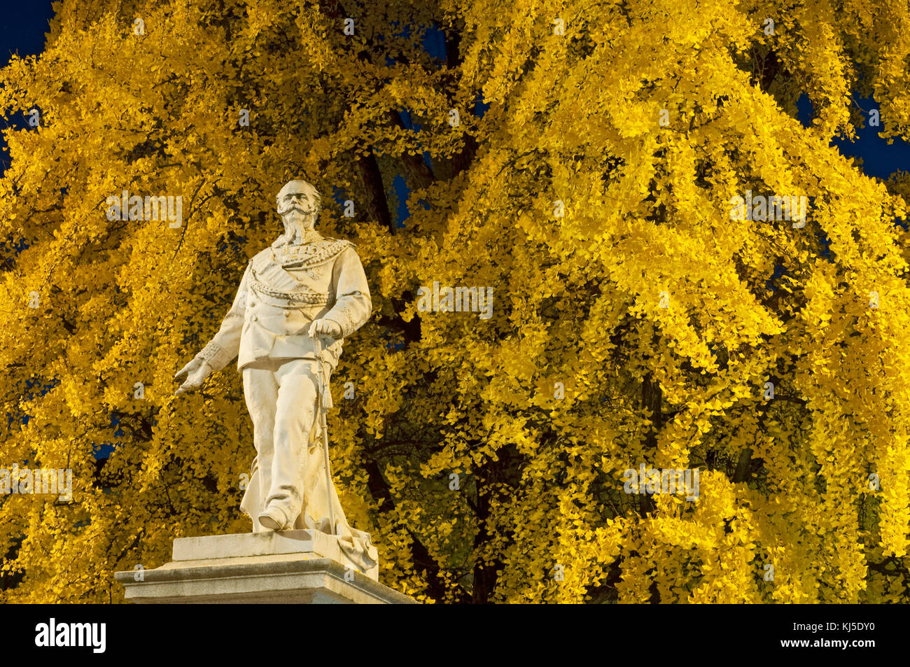 L'Italie, Lombardie, Crema, Piazza Aldo Moro, la Place Vittorio Emanuele II Monument Banque D'Images