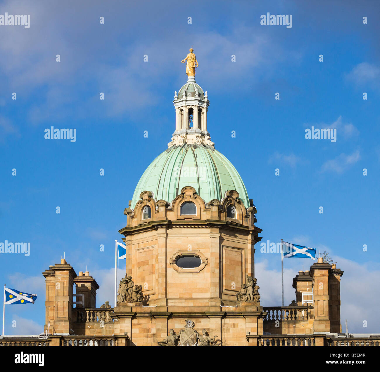 Bank of Scotland siège sur le monticule, Édimbourg, Écosse, Royaume-Uni Banque D'Images
