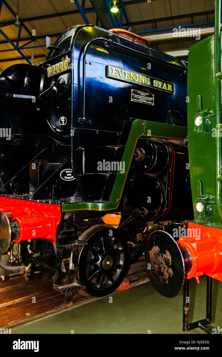 Le National Railway Museum, York, Yorkshire,divers,chambre des locomotives à vapeur,top site dans york,doit faire, Banque D'Images