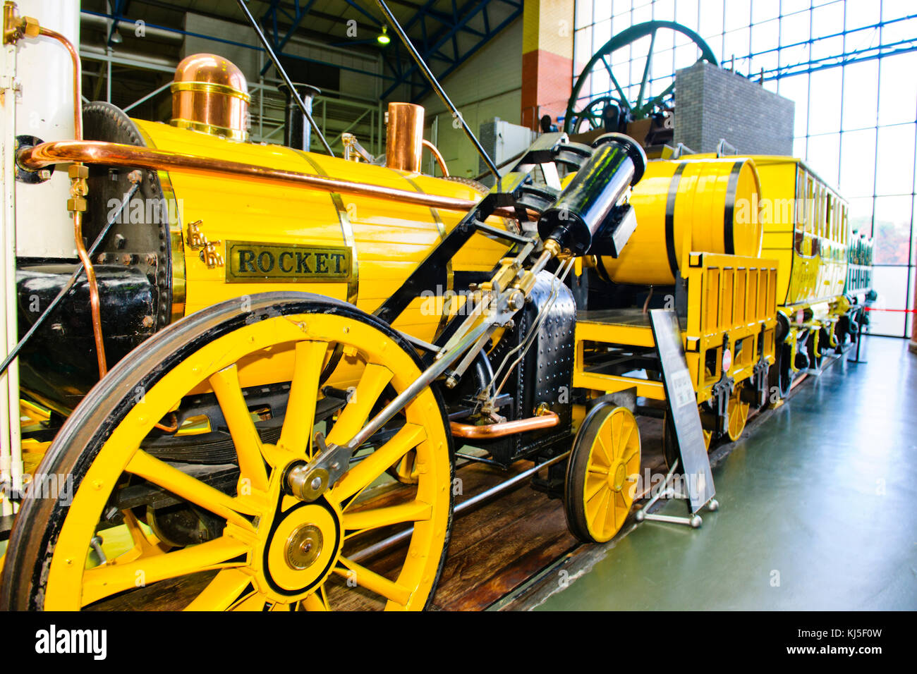 Le National Railway Museum, York, Yorkshire,divers,chambre des locomotives à vapeur,top site dans york,doit faire, Banque D'Images
