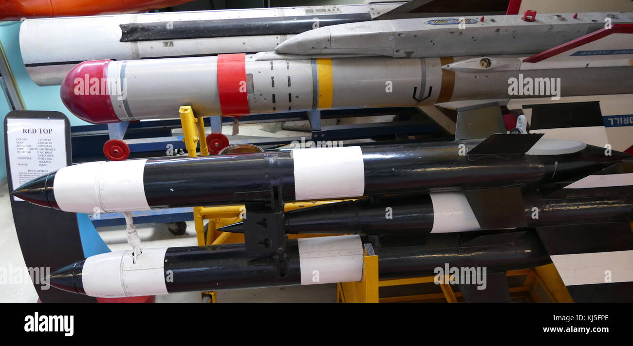 Début British air-to-air missile utilisé par Supermarine Swift F MK 7. En date du 20e siècle Banque D'Images