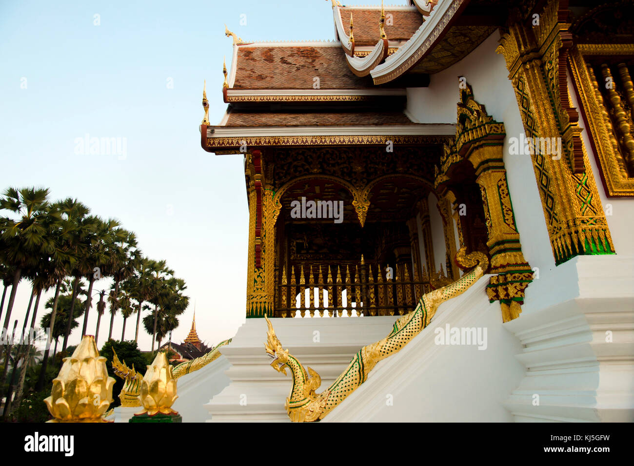 Haw Pha Bang temple - Luang Prabang - Laos Banque D'Images