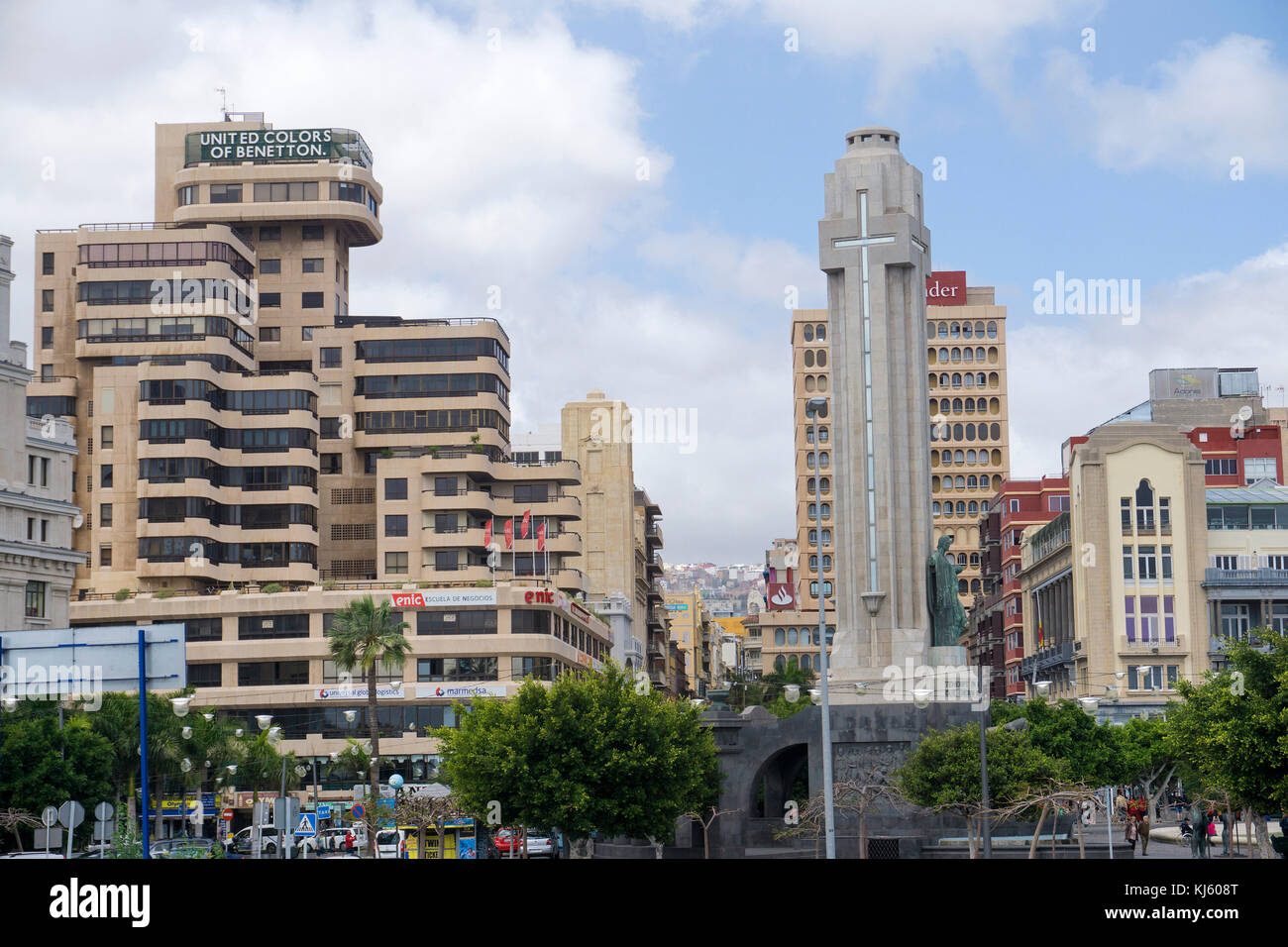 Plaza de Espana et monumento a los Caidos, une guerre civile , santa cruz de tenerife, Tenerife, îles canaries, espagne Banque D'Images