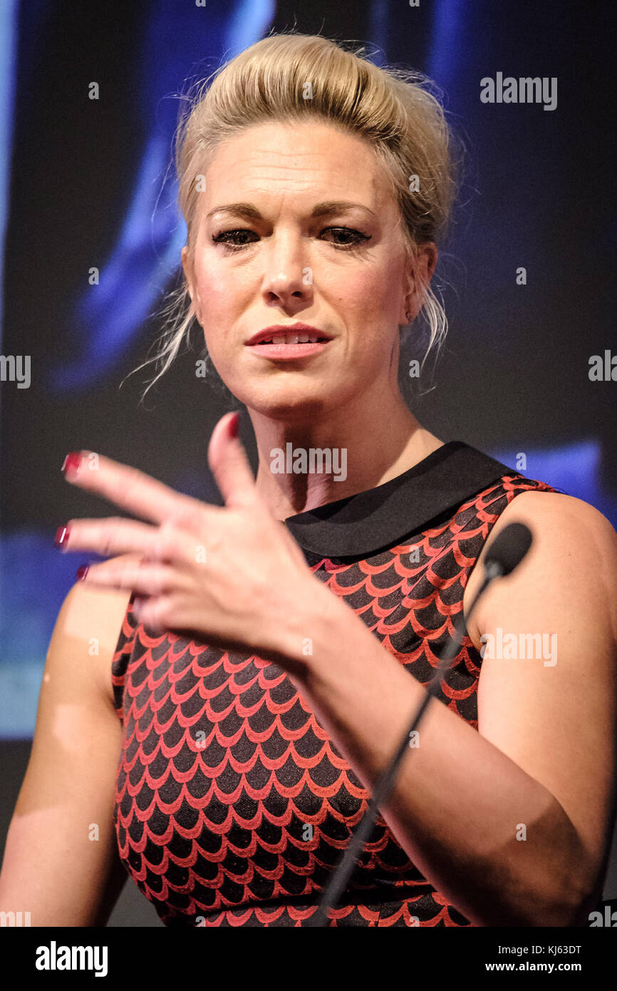 Hannah Waddingham à Mark Kermode Live in 3D le lundi 20 novembre 2017, à BFI Southbank, Londres