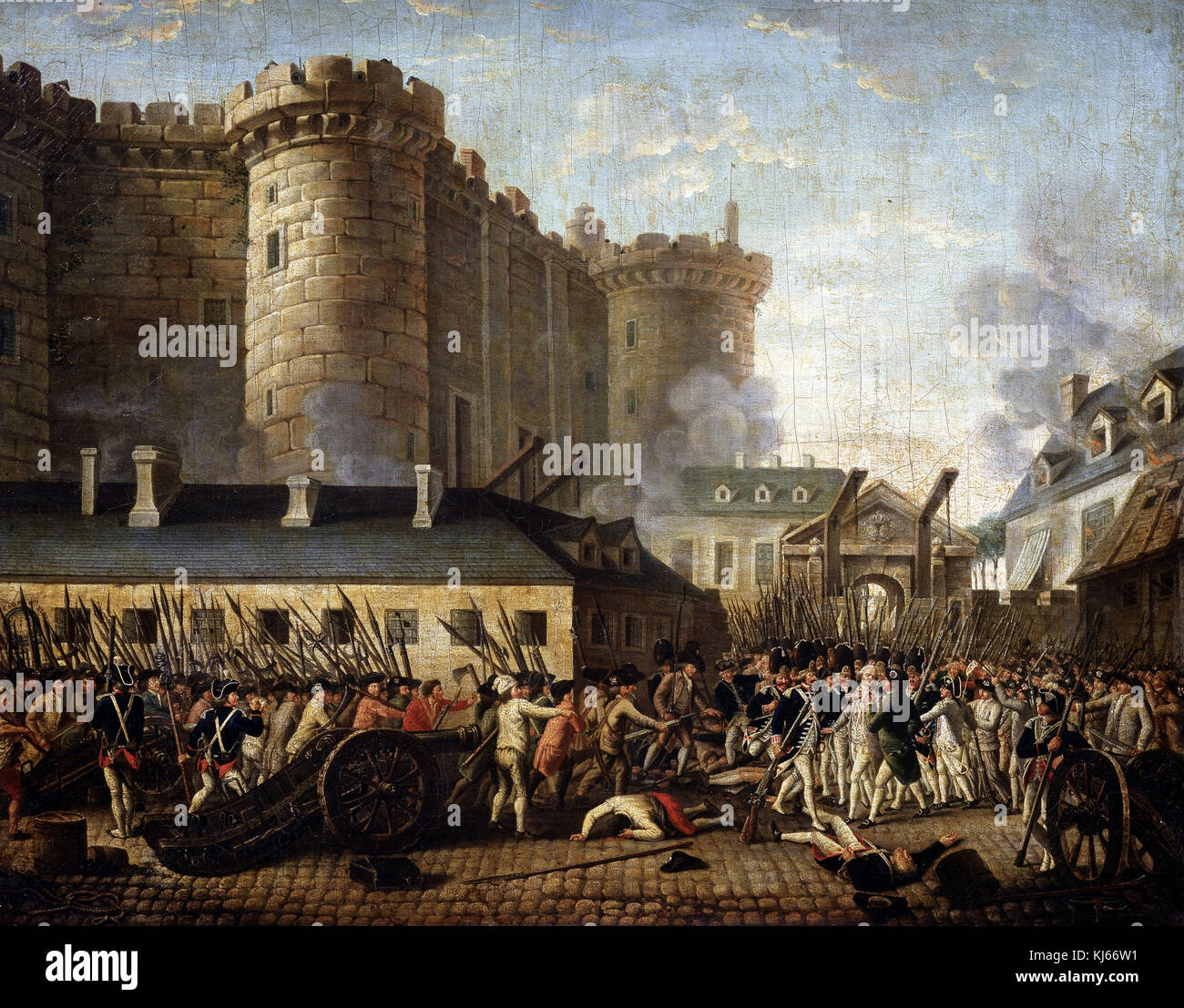 Prise de la Bastille (14 juillet 1789) 1789 Banque D'Images