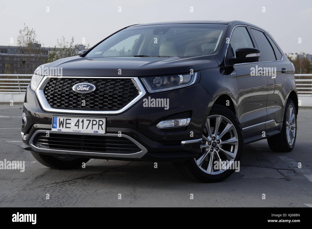 2017 Ford Edge Vignale 2.0 TDCI (version européenne) Banque D'Images