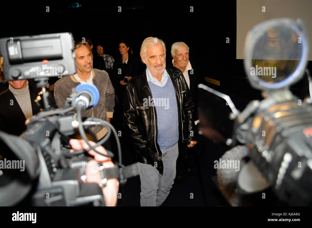 L'acteur français Jean-Paul Belmondo s'affiche en 7e festival Lumière, Lyon, France Banque D'Images