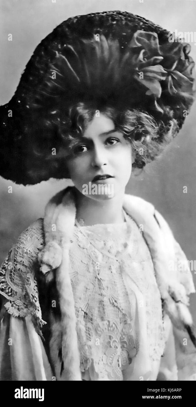 Gabrielle RAY (1883-1973) actrice et chanteuse de scène anglaise Banque D'Images