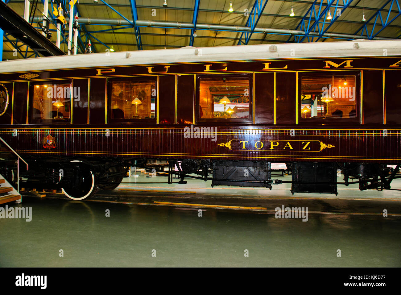 Le National Railway Museum, York, Yorkshire,divers,chambre des locomotives à vapeur,top site dans york,doit faire, Banque D'Images