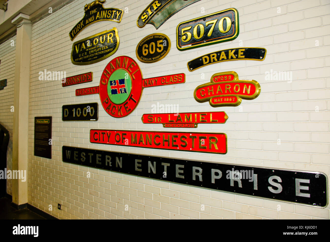 Le National Railway Museum, York, Yorkshire,divers,chambre des locomotives à vapeur,top site dans york,doit faire, Banque D'Images