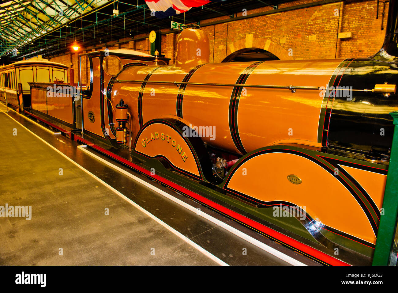 Le National Railway Museum, York, Yorkshire,divers,chambre des locomotives à vapeur,top site dans york,doit faire, Banque D'Images