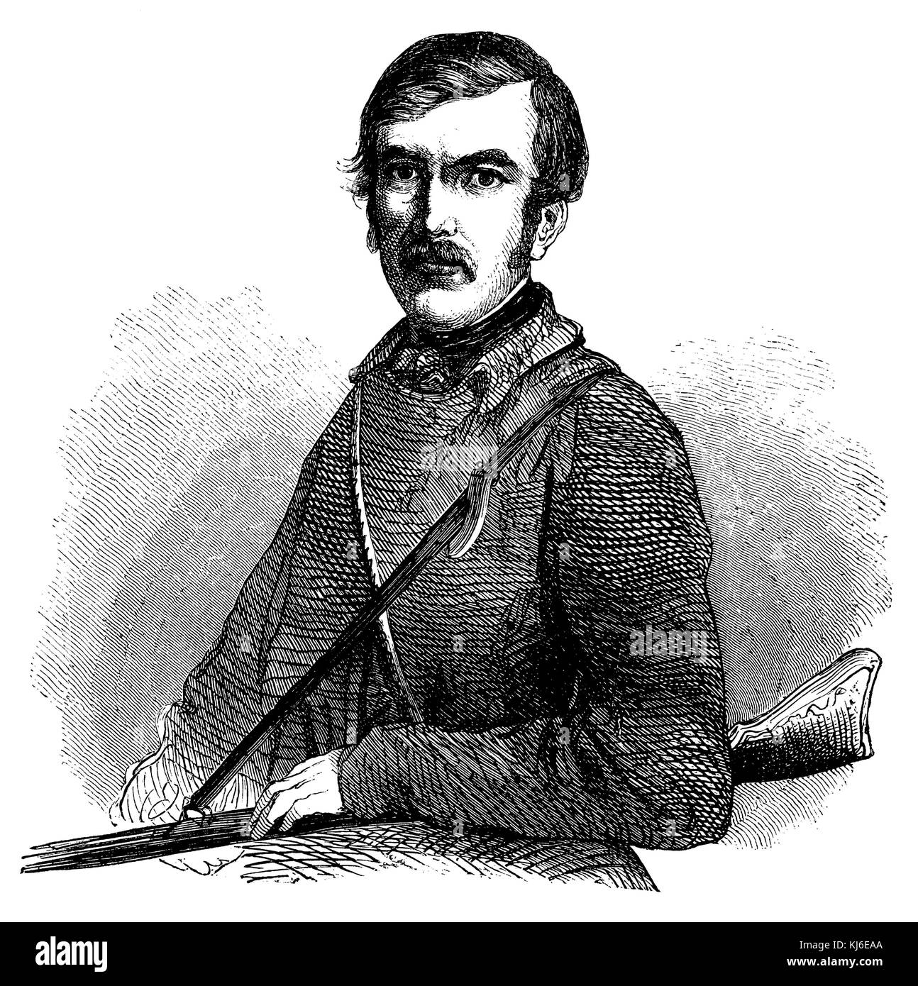 Livingstone en costume de chasse (Livingstone im Jagdanzug) Banque D'Images