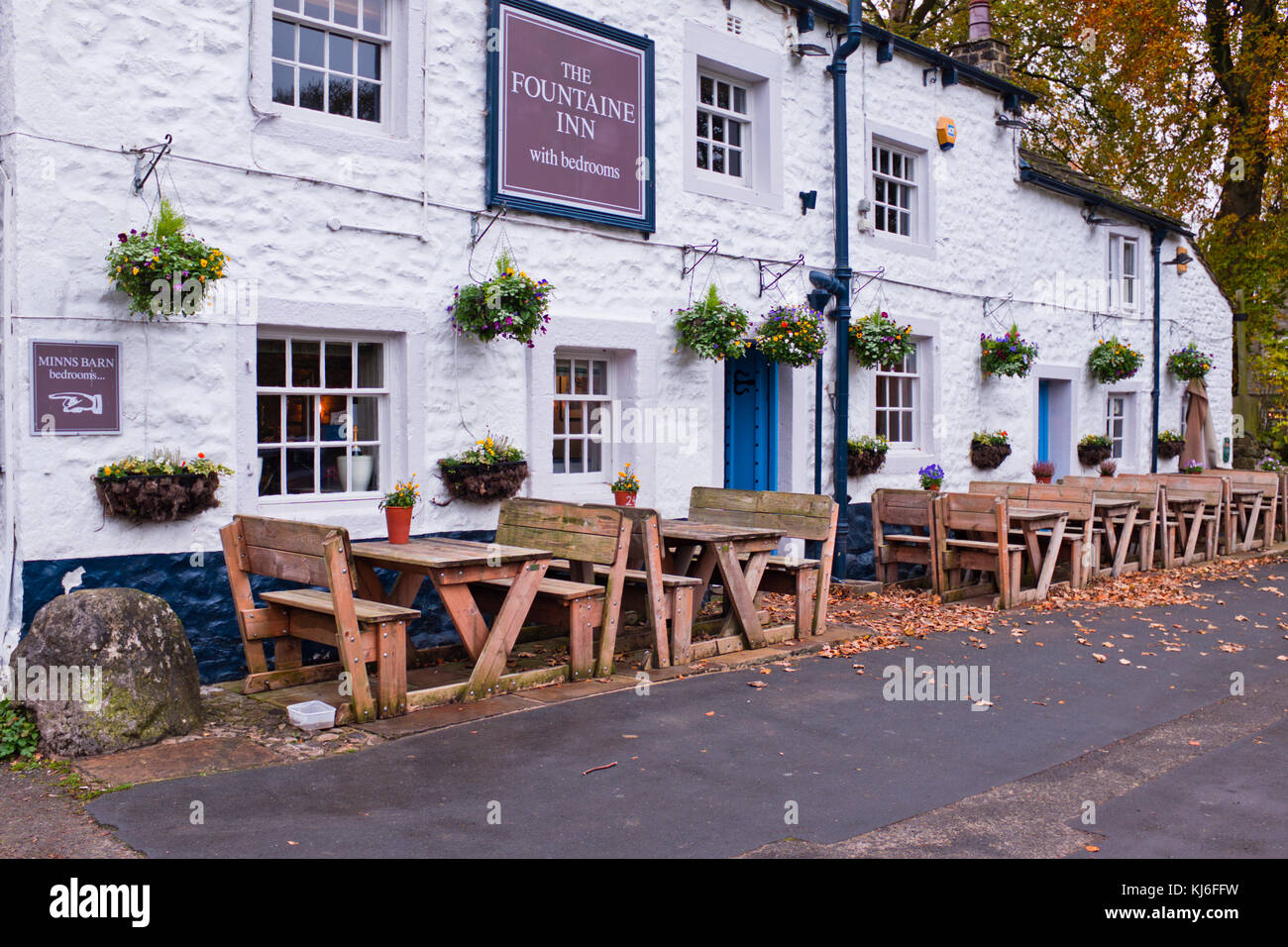 North Yorkshire Dales,villages,campagne,bois,champs,villages,pubs,uk,GB,Grande-Bretagne Banque D'Images