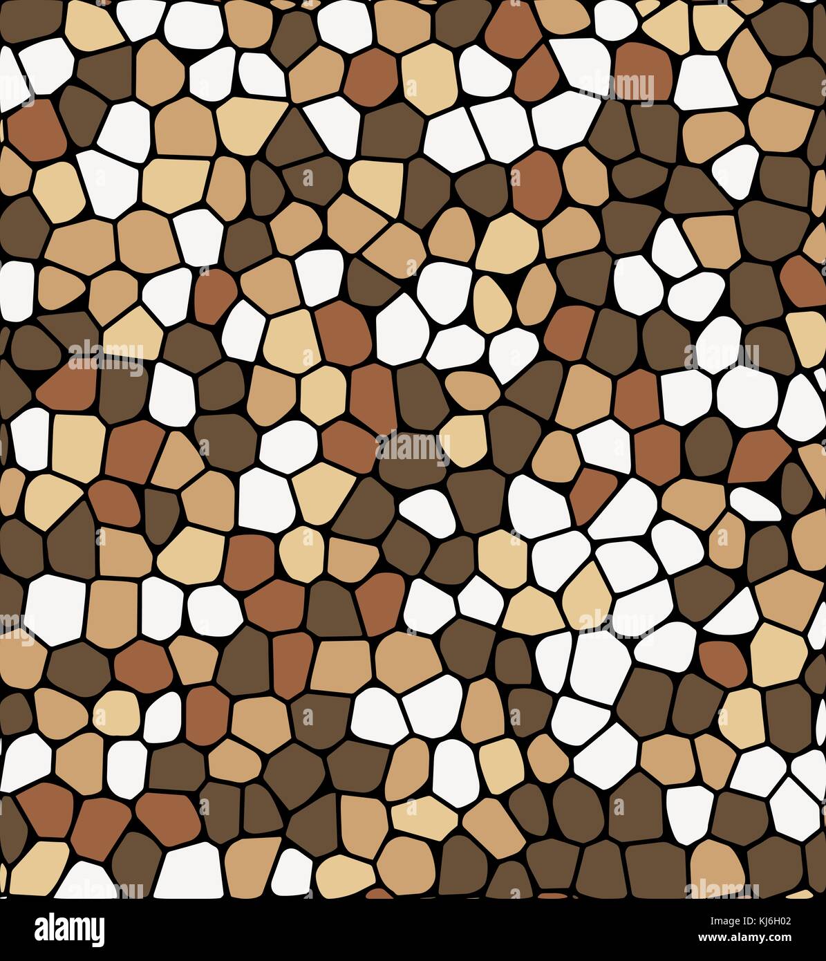 Pebble stone mosaic vector fond papier peint texture Illustration de Vecteur