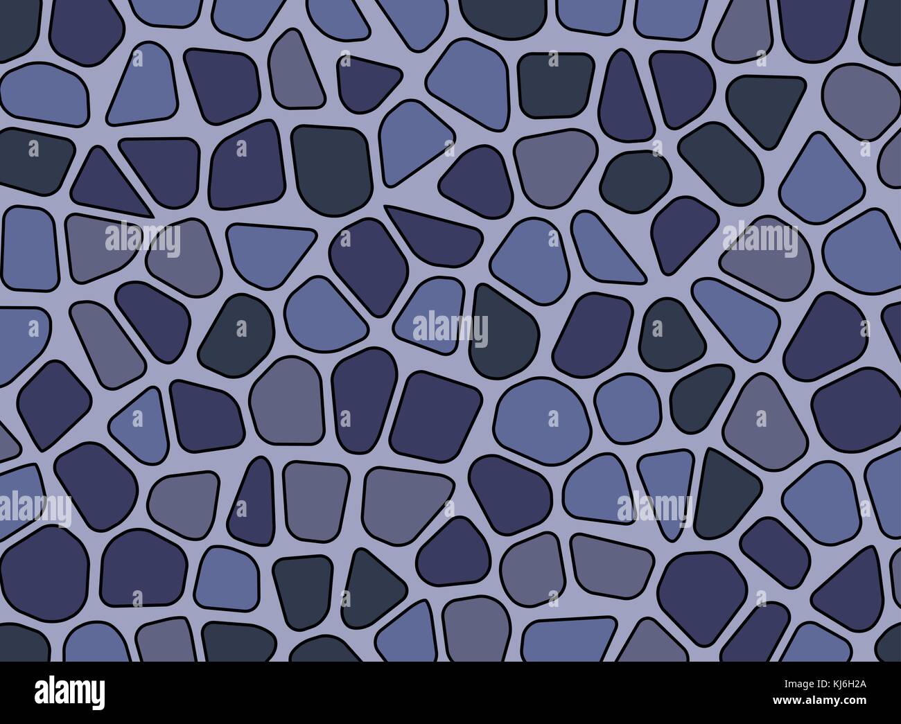 Pebble stone mosaic vector fond papier peint texture Illustration de Vecteur
